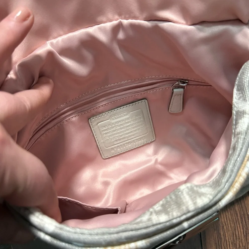 Coach Kristin Op Art Ikat Hobo Bag